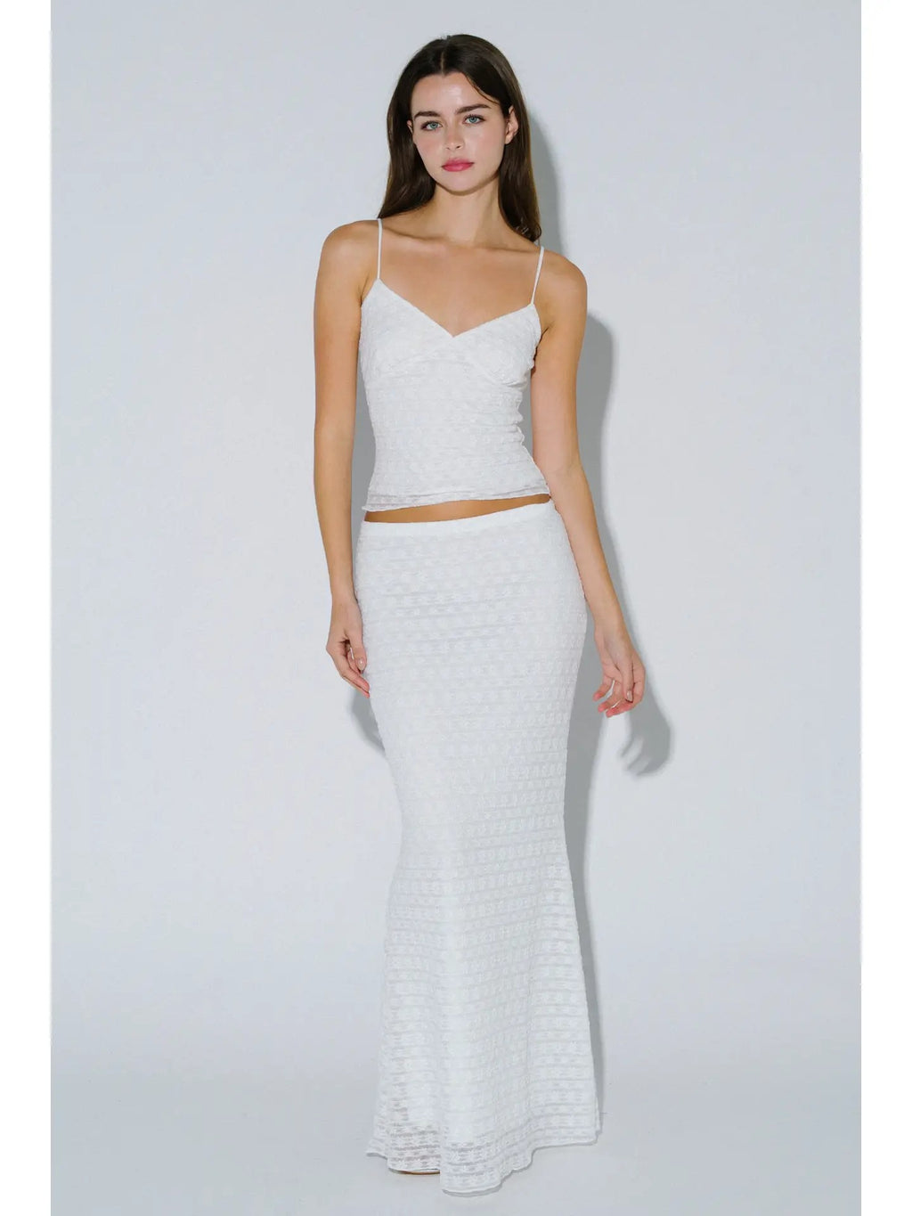 LACE CAMI TOP & MAXI SKIRT SET